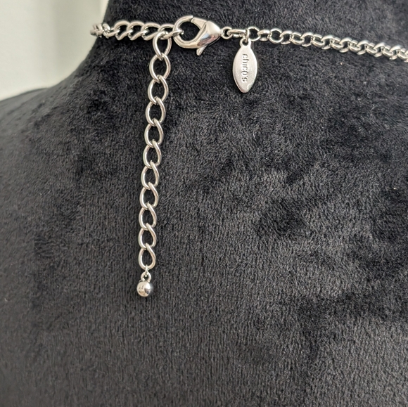 Chico's Black Label Retired Reversible Necklace Silver/Gold Tone - Picture 9 of 14